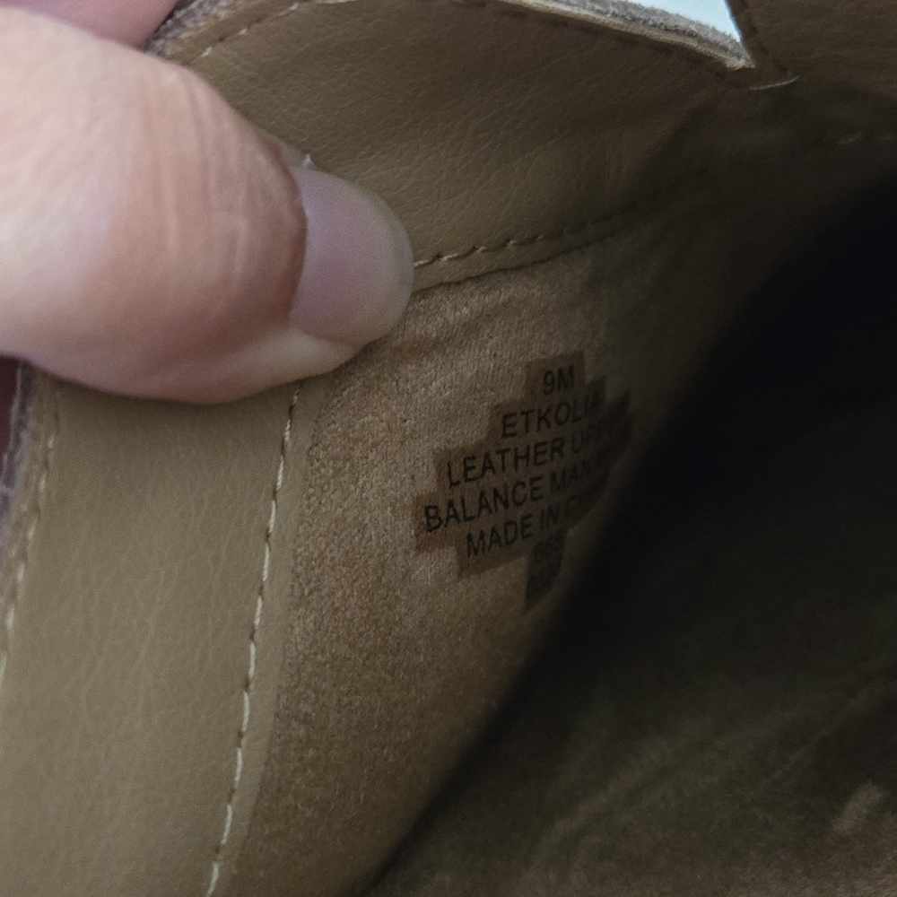 NEW Earth Kolia Round Toe Slip-on Casual Clogs Gray Suede Brown Leather Cork 9 - Picture 10 of 10